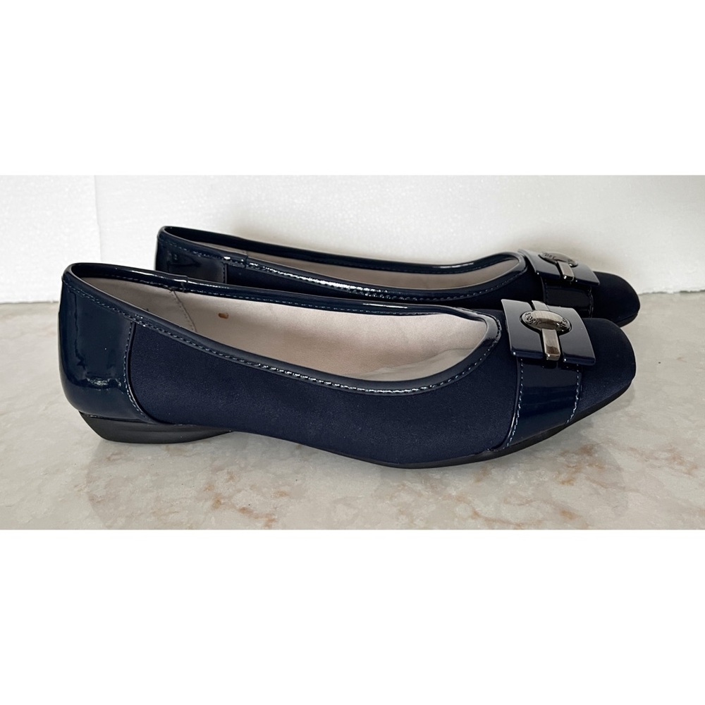 Anne Klein Sport Navy Blue Flats Size 6 New